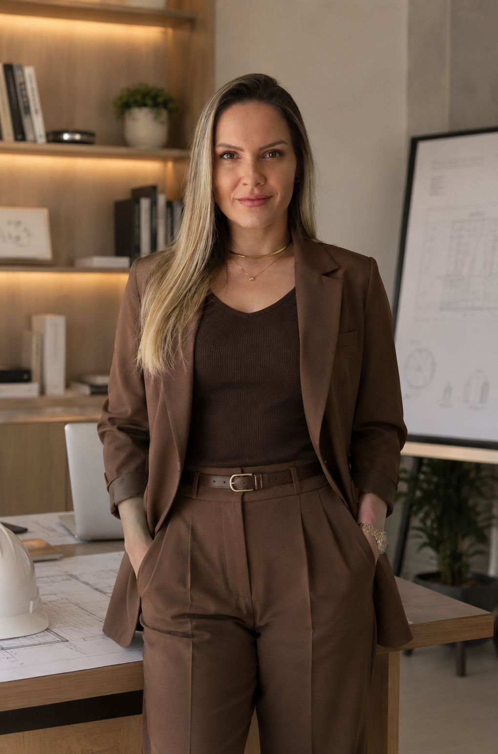 Engenheira Civil Camila Manzoni, especialista em Engenharia Diagnóstica, São Leopoldo RS
